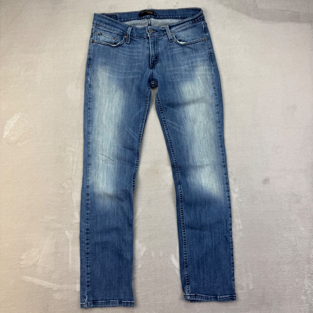Levis 524 Low Rise Bootcut Jeans Womens Size 8 30x30 Y2K Flare Faded Blue Denim